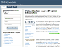 Tablet Screenshot of onlinemasters.org